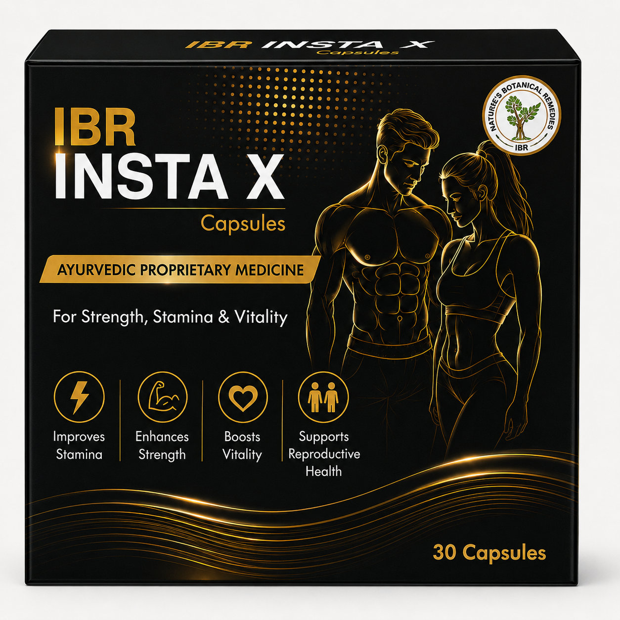 IBR Insta X Capsules - Strength, Stamina & Vitality Booster