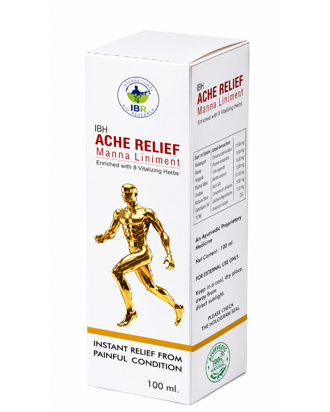 IBH Ache Relief Manna Liniment