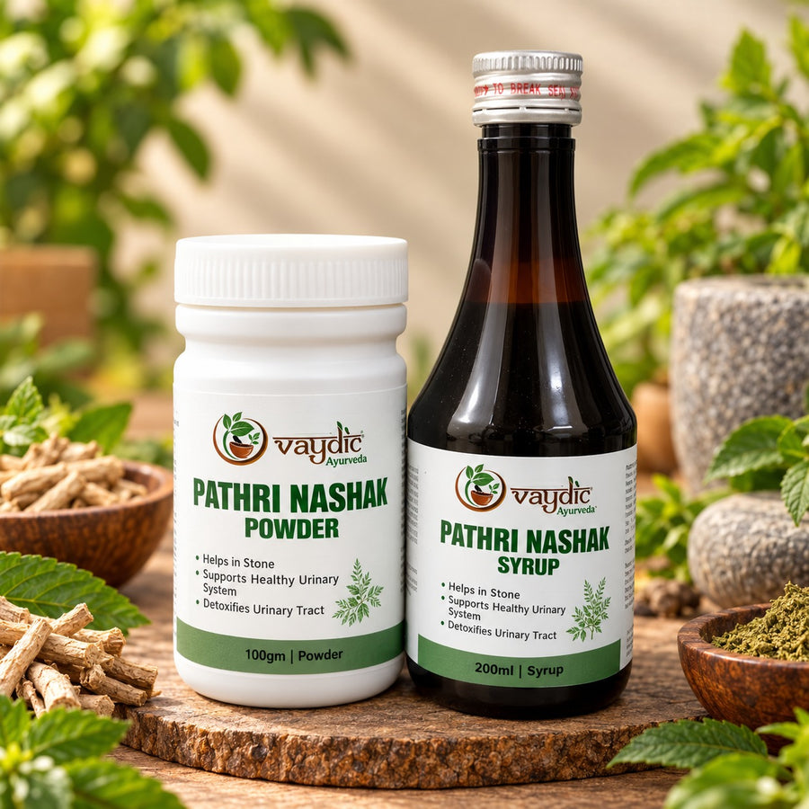 Veydic Ayurveda Pathri Nashak Combo (Powder + Syrup)